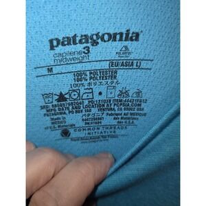 Patagonia Capilene 3 Midweight Crew Neck Base Layer Mens Medium Blue 44431F412